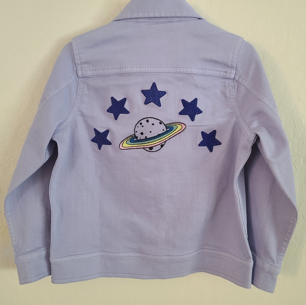 Hanna Andersson Purple Space Demin Jacket